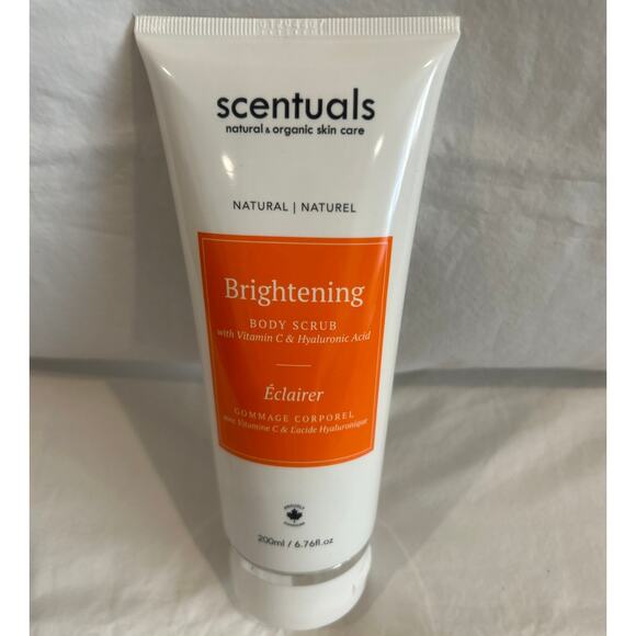 SCENTUALS NEW SEALED Brightening Body Scrub  6.76 oz - Picture 2 of 4